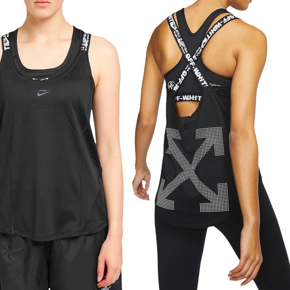 Off----White Nike colab Tank Top NEW XL blk wht